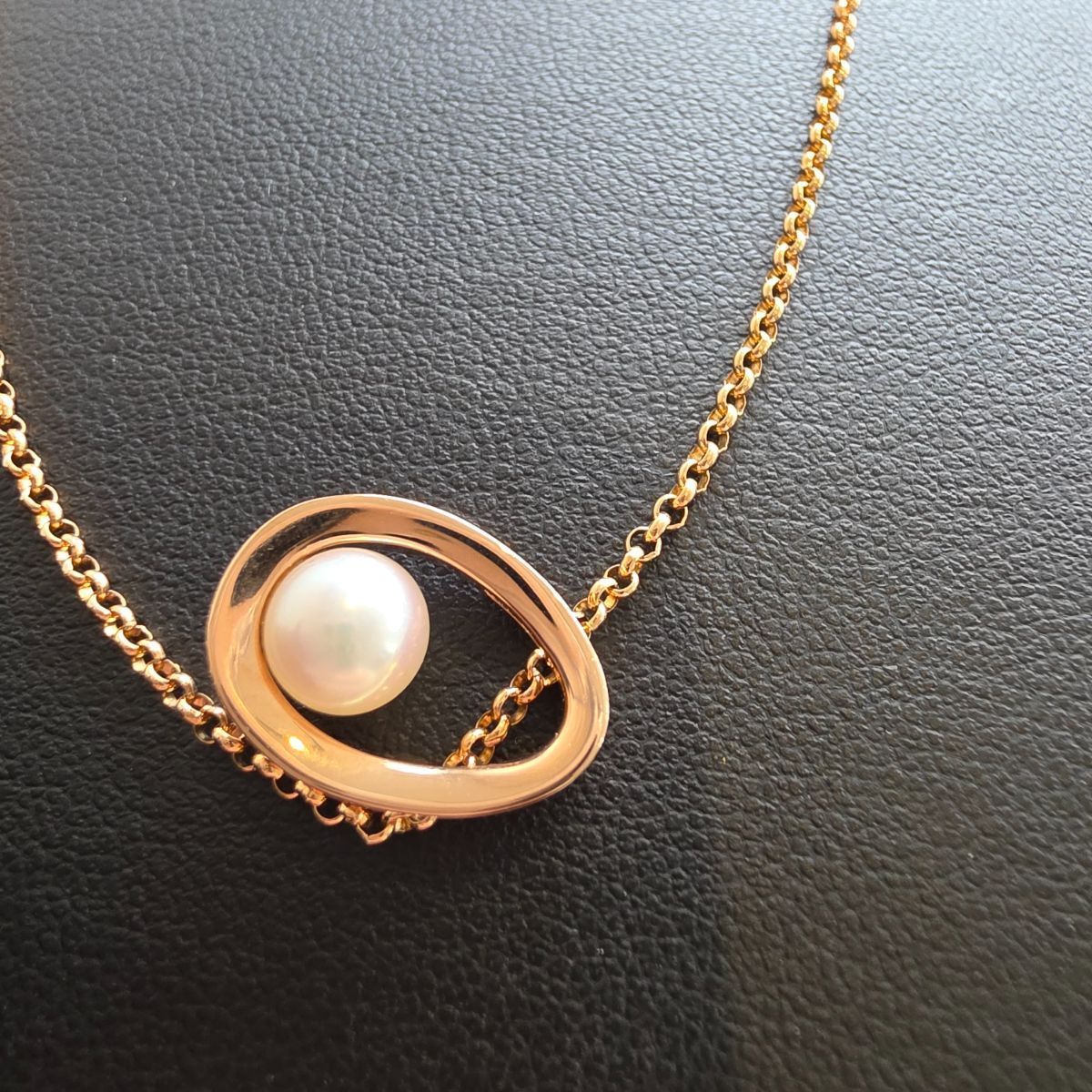 ☆MIKIMOTO(ミキモト) デザイン パール ネックレス オーバル 楕円