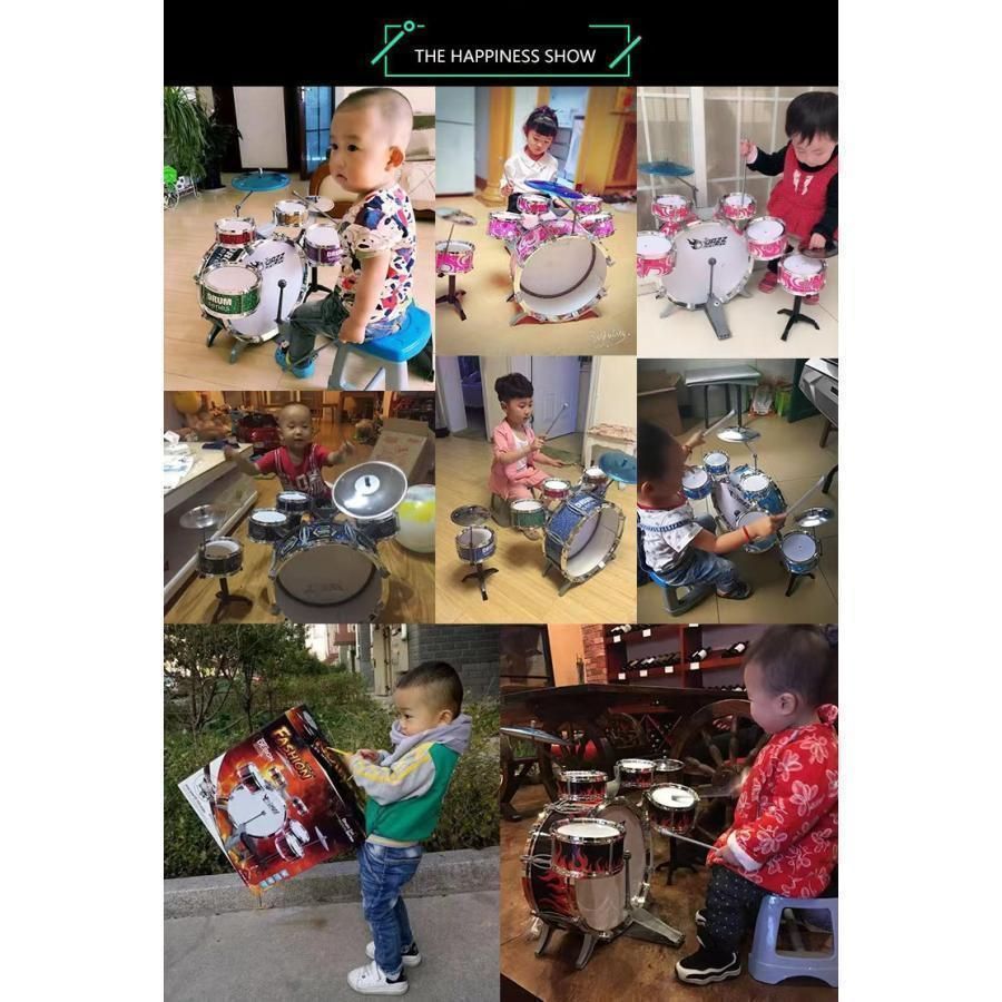 楽器おもちゃ 子供用ドラムセット