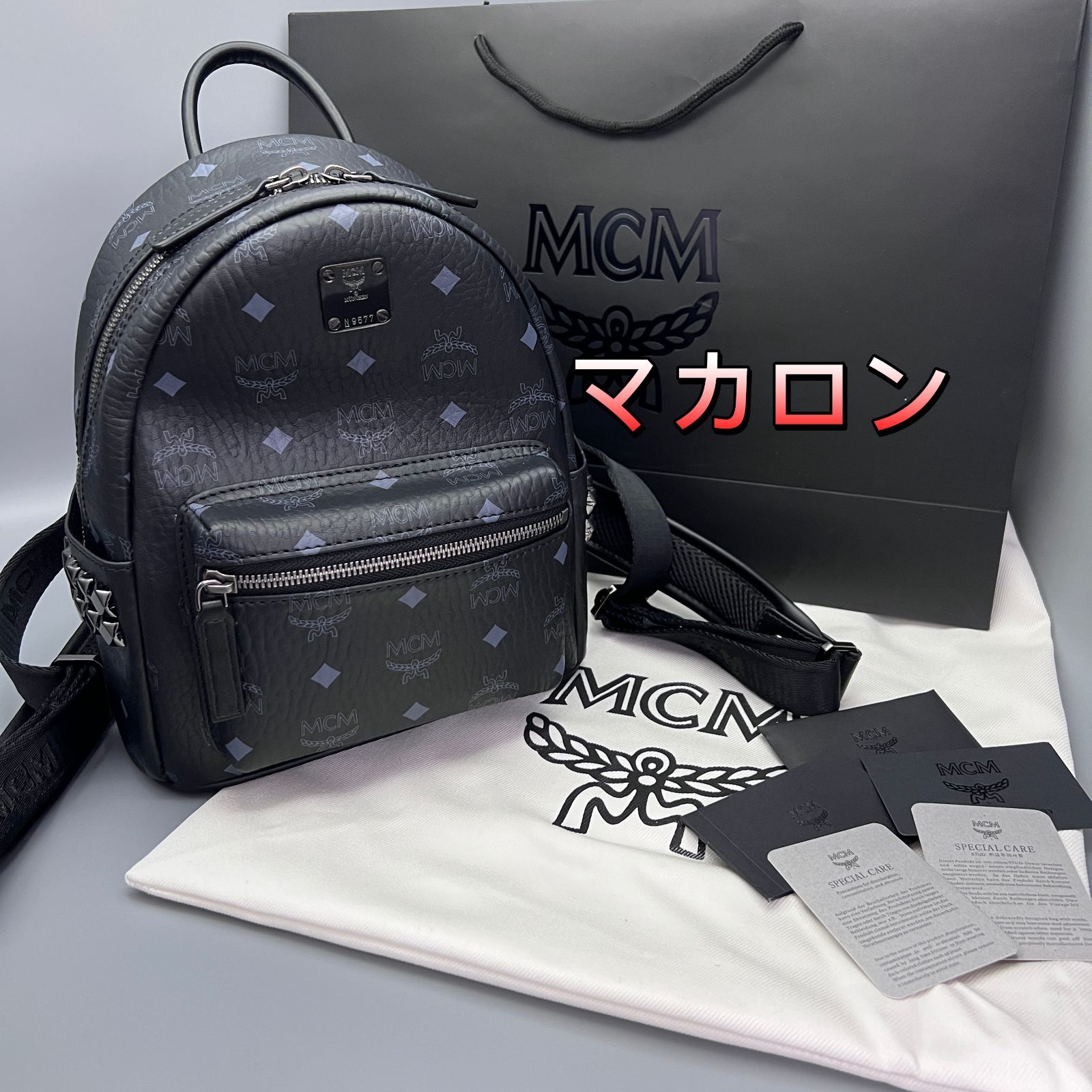 ★MCM リュック XSブラック