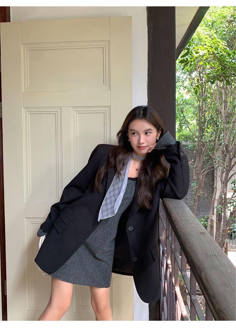 ひざ丈ニットミニワンピ