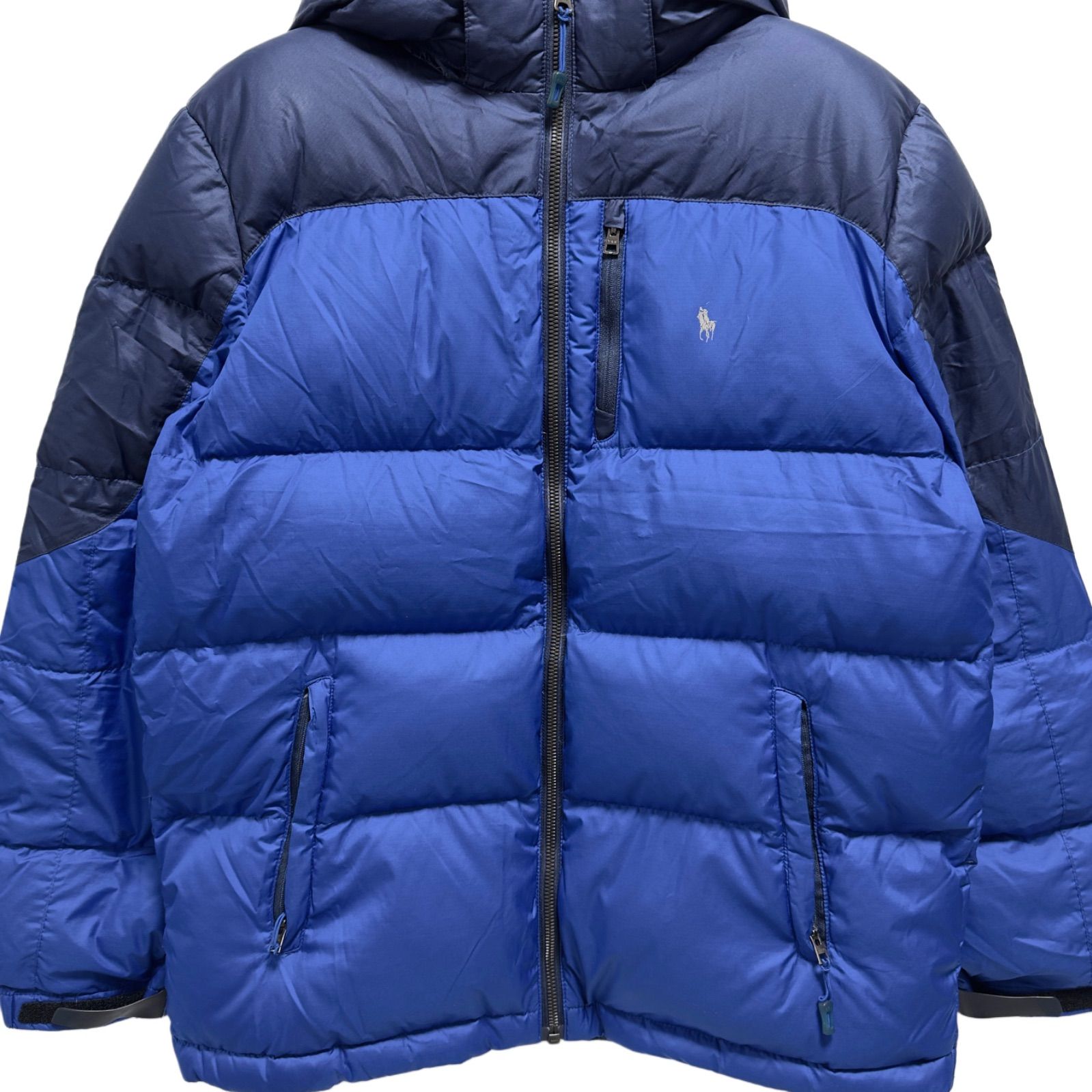 ポロ ラルフローレン ダウンジャケット L相当(XL表記) 2Way フード