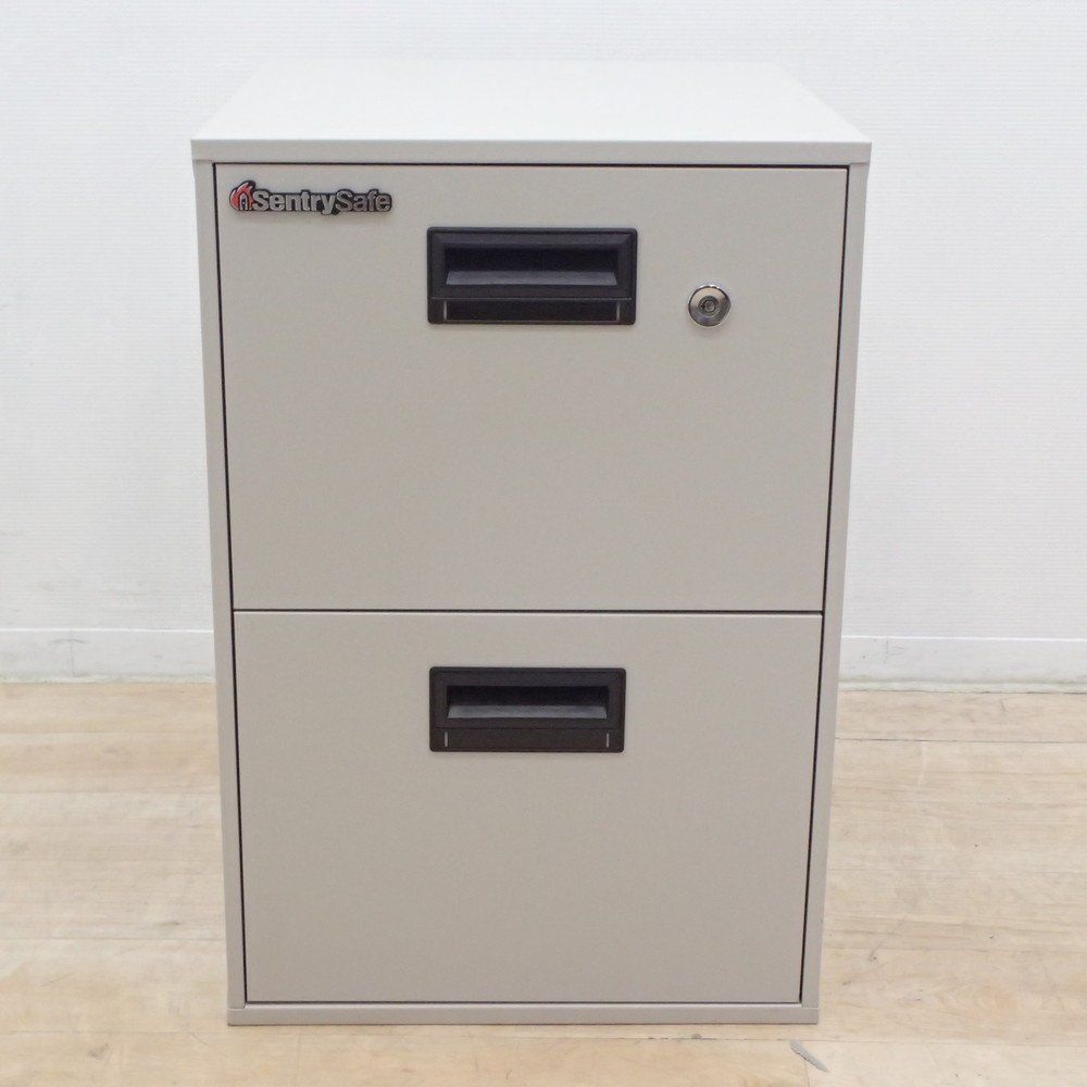 SentrySafe セントリーセーフ 耐火耐水ファイルキャビネット 鍵無し 引き出し 書類保管庫 品 60kg グレー EG18633 オフィス家具