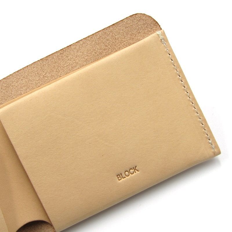 未使用 Building Block ビルディングブロック 二つ折り財布 Simple Wallet BB99 シンプルウォレット 札入れ 台湾製  Natural 24003550 - メルカリ