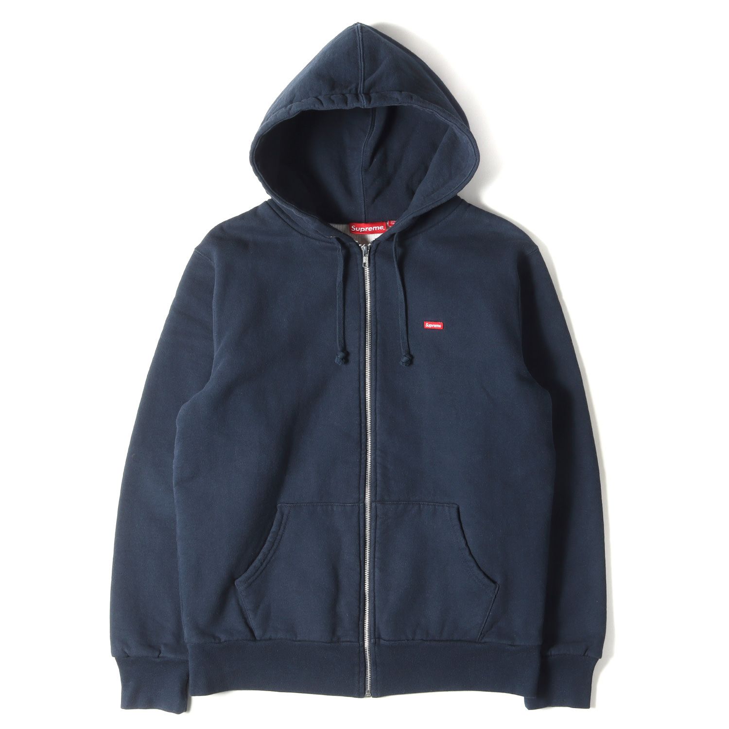 Supreme フード付きパーカー XXL ネイビー