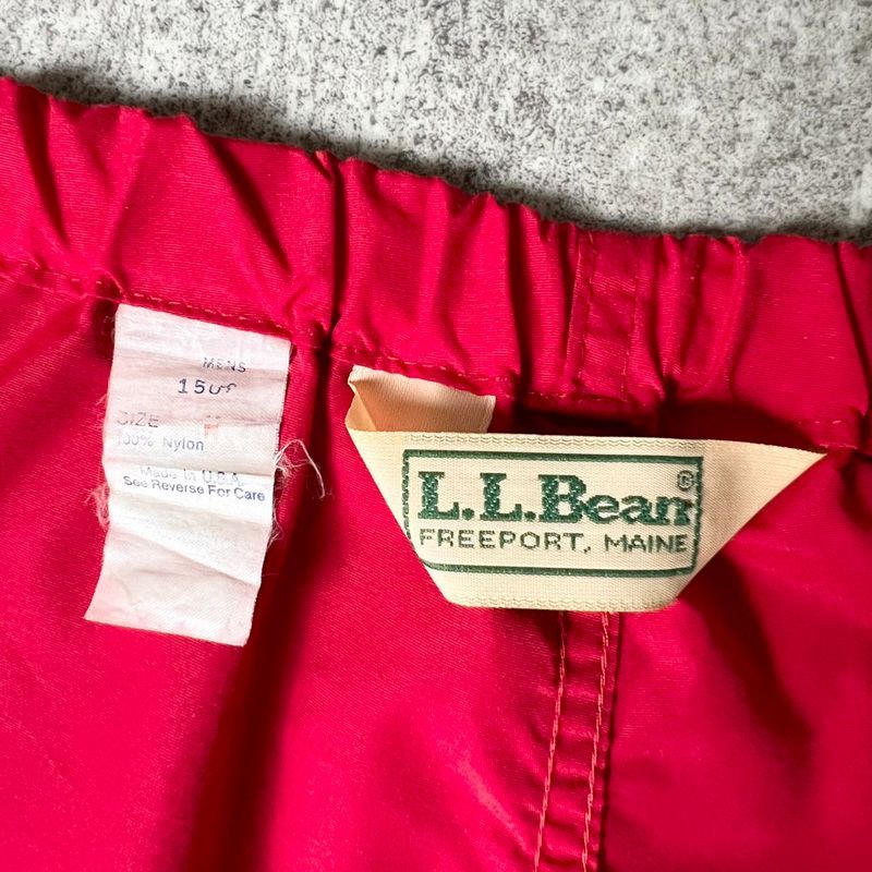 80年代　エルエルビーン　ナイロンオーバーパンツ 80s USA製 LLBean ナイロン オーバー パンツ / 80年代 アメリカ製