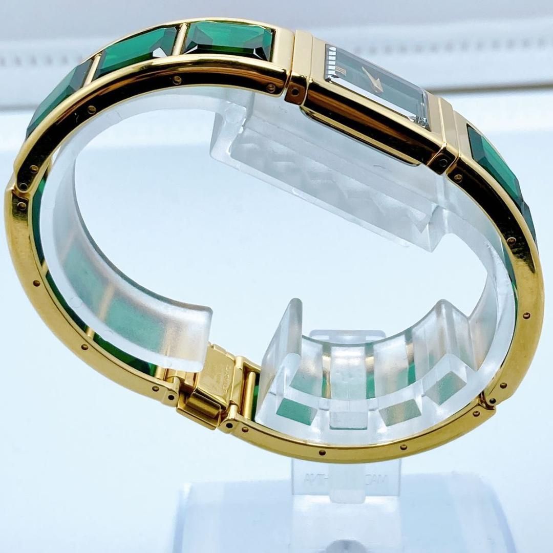 114 セイコー LASSALE ラサール レディース 腕時計 グリーン 希少