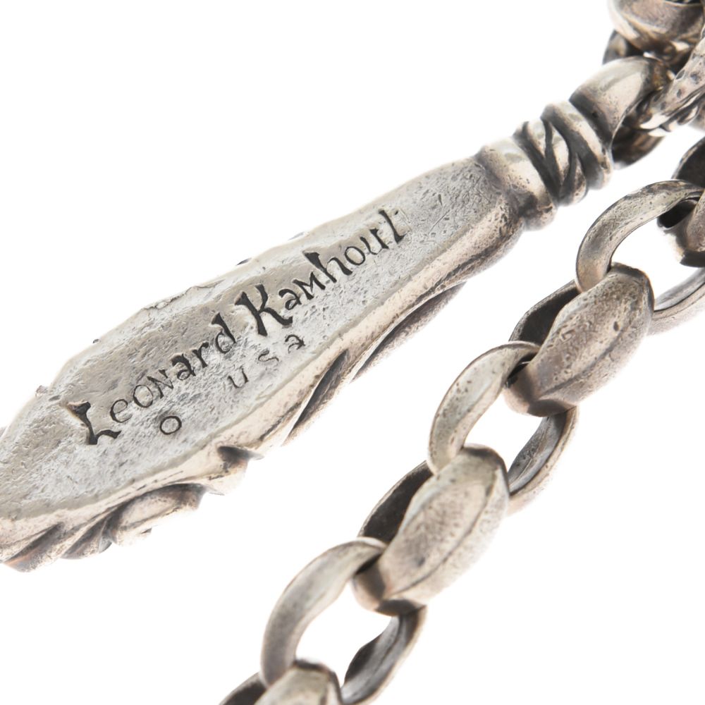 レナードカムホート ロンワンズ ウォレットチェーンシルバー925