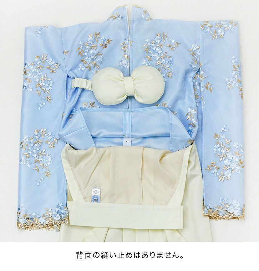 ライラック着物×薄灰色袴