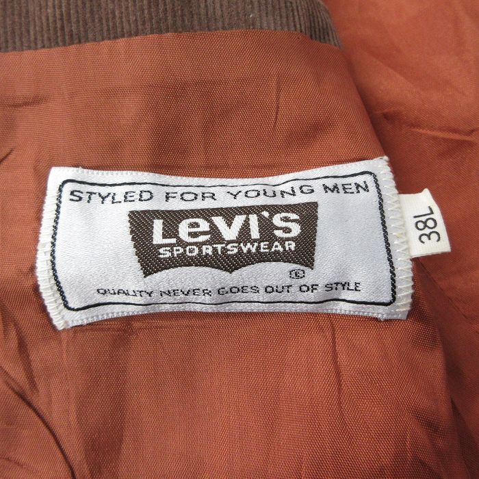 S/古着 リーバイス Levis 長袖 テーラード ジャケット メンズ 80s