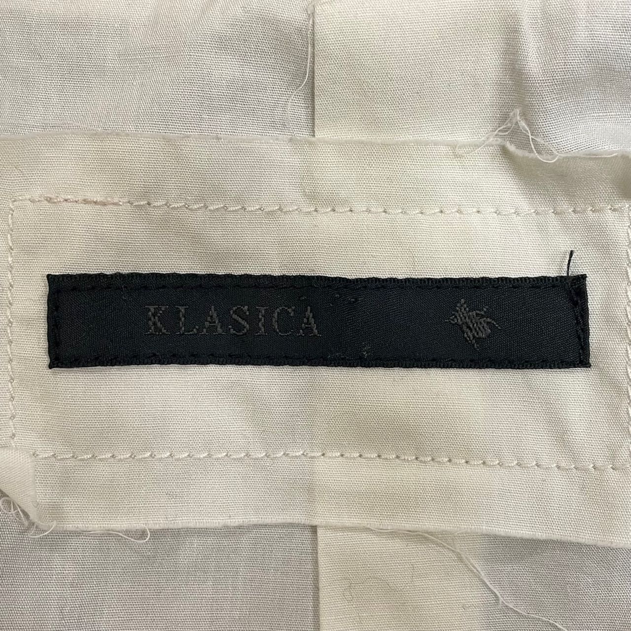 KLASICA オーバーサイズ カットオフ レイヤード ジャケット コットン 
