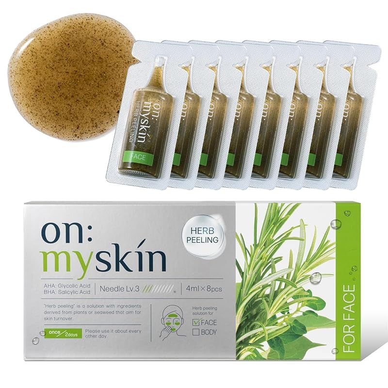 on:myskin ハーブピーリング フェイス用 スキンケア 新品未開封 8本入 新品】 【公式】 on:myskin face用 │ 自宅でハーブピーリング