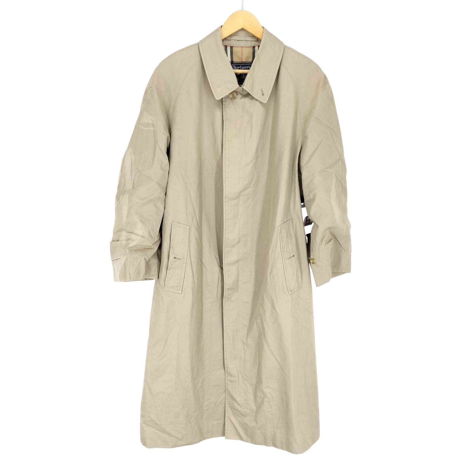 バーバリーズ BURBERRYS 裏地ノヴァチェックステンカラーコート メンズ