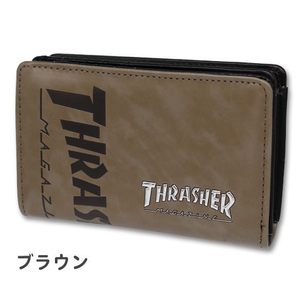 財布 二つ折り 男の子 男子 メンズ THRASHER スラッシャー 型