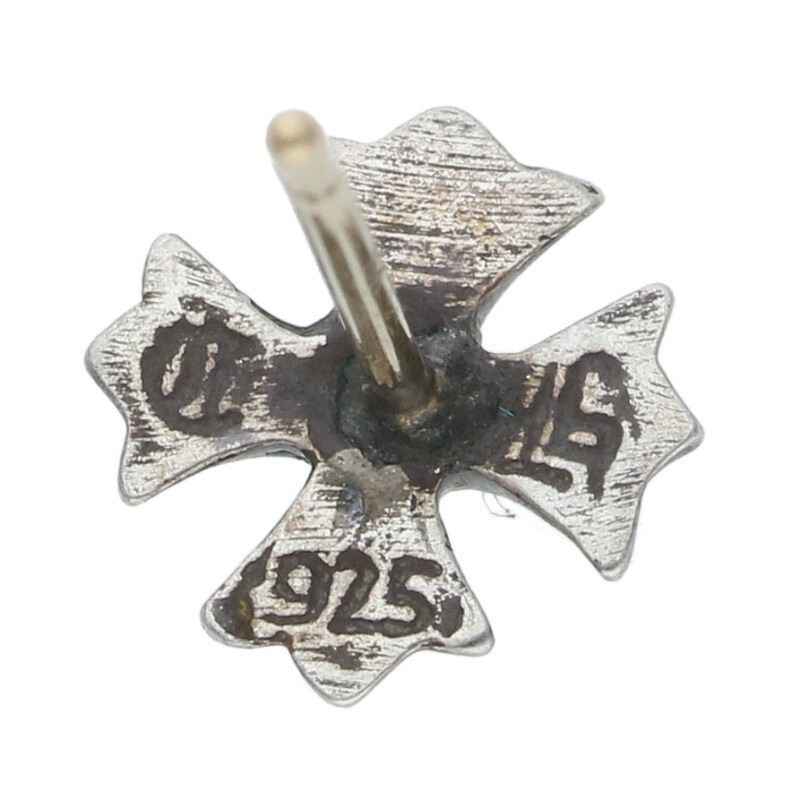 確実正規品　クロムハーツ　ピアス　no2 ch 人気モデル CHROME HEARTS クロムハーツ NO2 CHクロス スタッドピアス