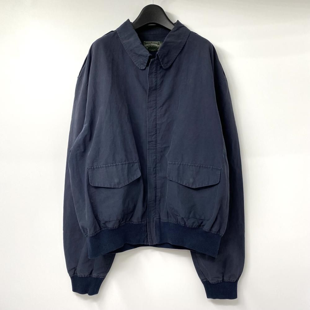 中古】80s～90s POLO COUNTRY USA国旗バックプリント ジップ