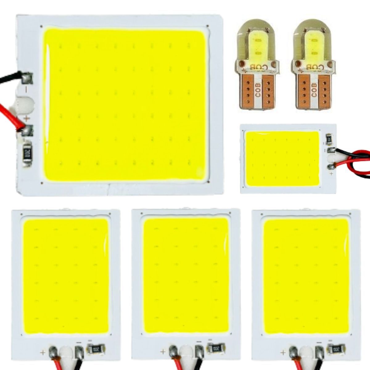 アイシス トヨタ ANM/ZNM10系 全面爆光 T10 LED ルームランプ セット 車内灯 交換球 COB 全面発光 車検対応 車中泊 ホワイト