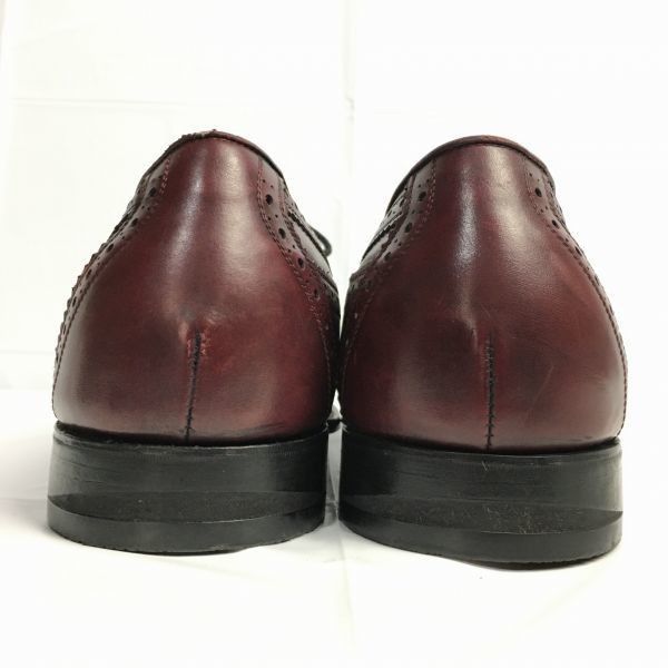 80s-90s?Vintage★希少品　LORY PED　ロングウイングチップ　ビジネスシューズ　バーガンディ　サイズ29.0-30.0　ビッグサイズ/men's 管NO.ZC-140 80s-90s?Vintage☆希少品 LORY PED ロングウイングチップ ビジネス