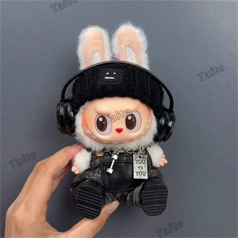 ラブブ labubu 着せ替え コスチューム 4点セットぬいぐるみ着せ替え Labubu ぬい服 着ぐるみ 着せ替えコスチューム 1/2/3代 15/17cm