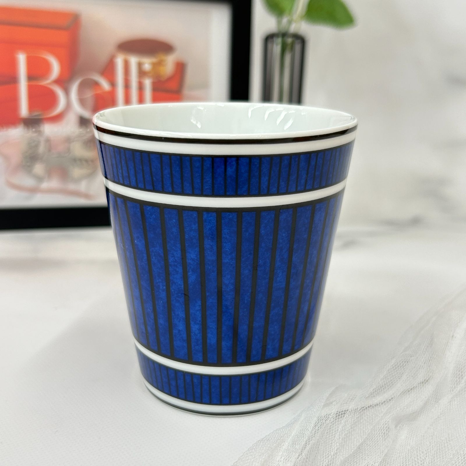 鑑定済み 【 新品未使用 】 エルメス 《 ブルーダイユール 》ブルー