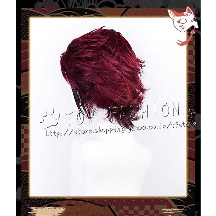 鬼滅の刃 コスプレ ウィッグ 竈門炭治郎 Amazon.co.jp: 鬼滅の刃 竈門炭治郎 風 ウィッグ キャラウィッグ
