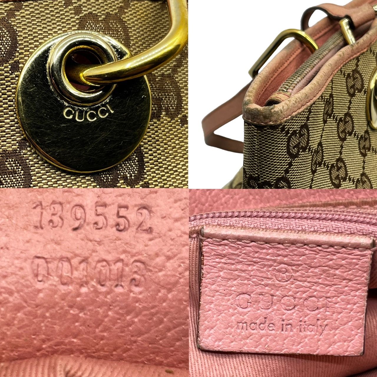 GUCCI(グッチ) GG柄トートバッグ/GGキャンバス 139552 001013 ベージュ 