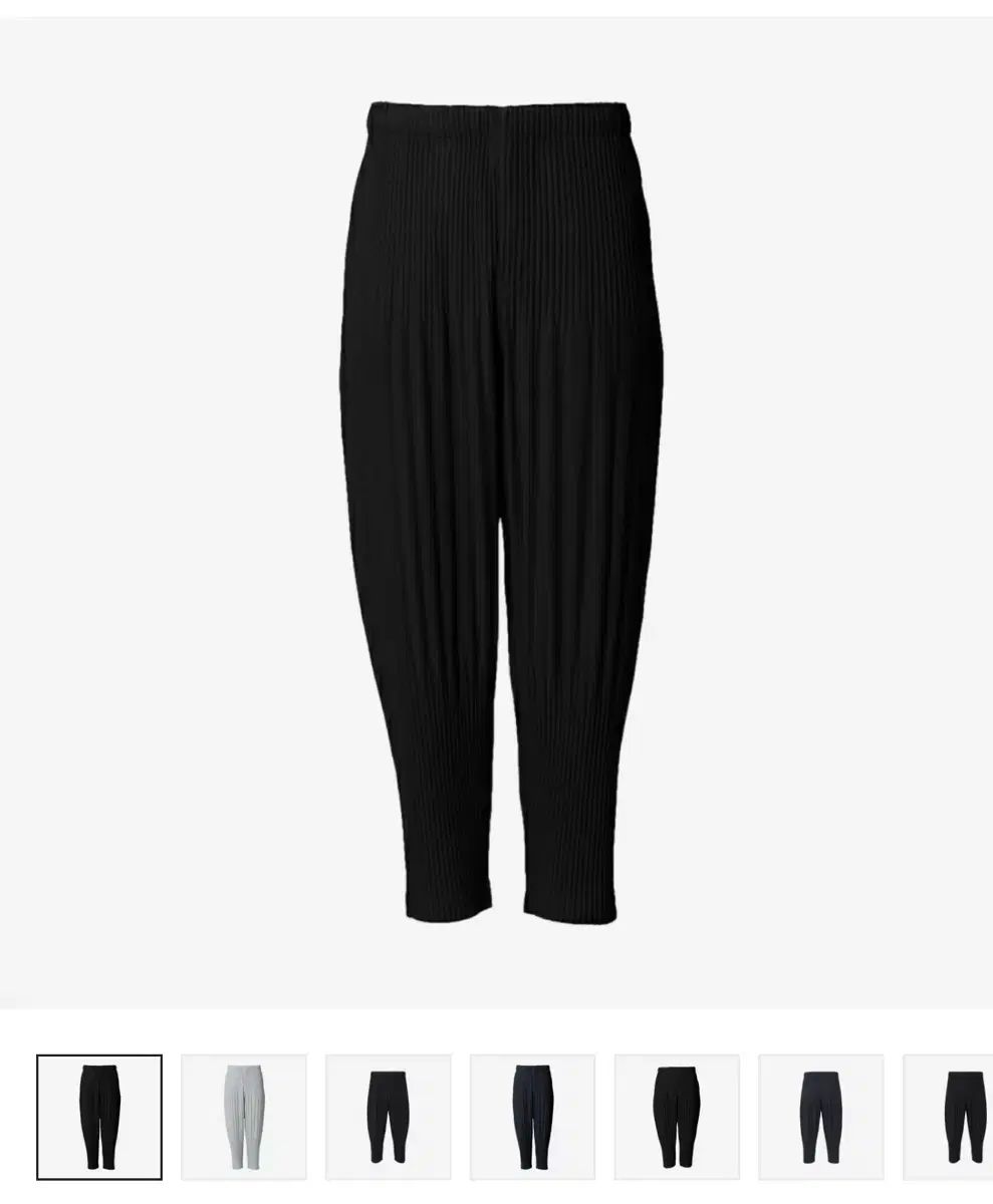 オム プリッセ ISSEY MIYAKE イッセイミヤケ ミヤケ ベーシック パンツ 黒 1 サイズ