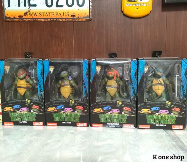 4個セット【ミュータント・タートルズ リアルフィギュア 】TMNT