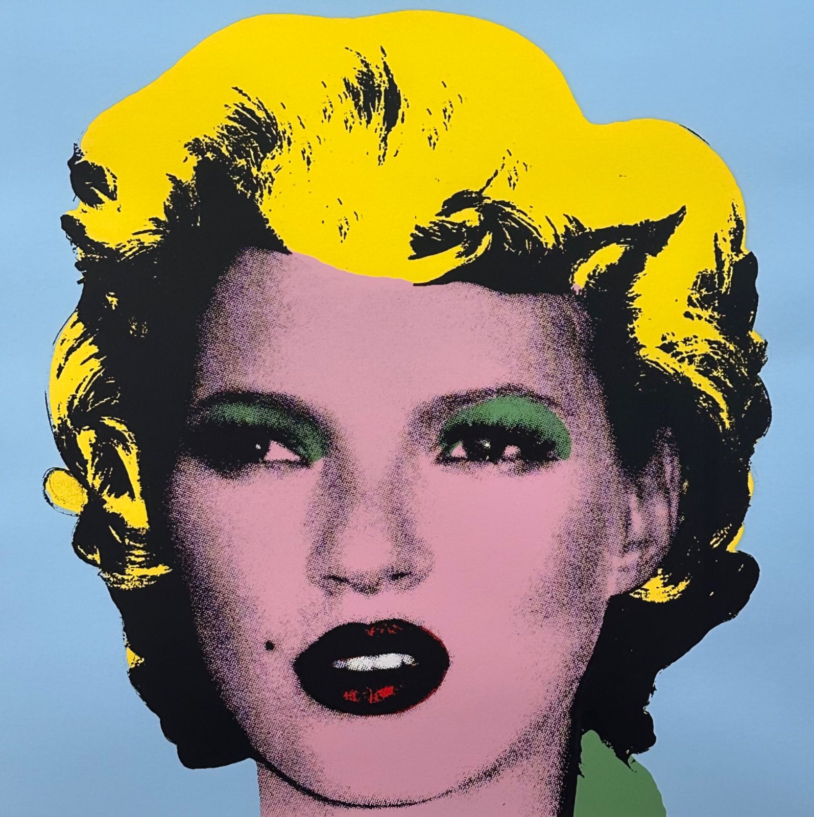 Banksy ケイト・モス シルクスクリーン作品】シートのみ販売 Banksy バンクシーKATE MOSS ケイトモス額装付き