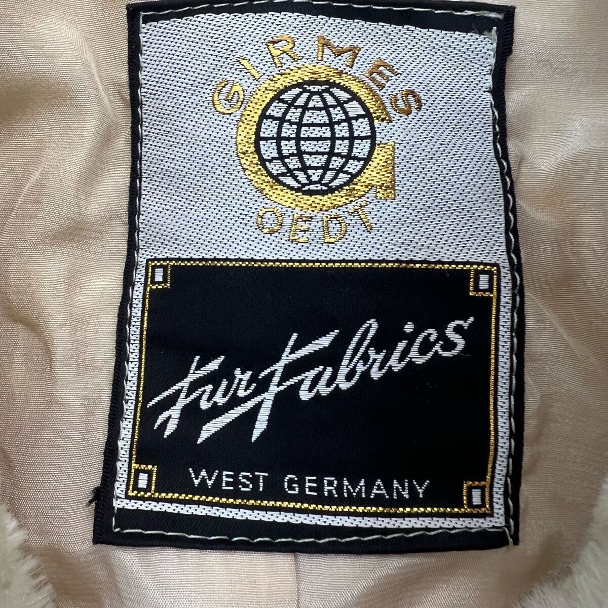 ギルメス 西ドイツ GIRMES フェイクファー コート レディース ファー 