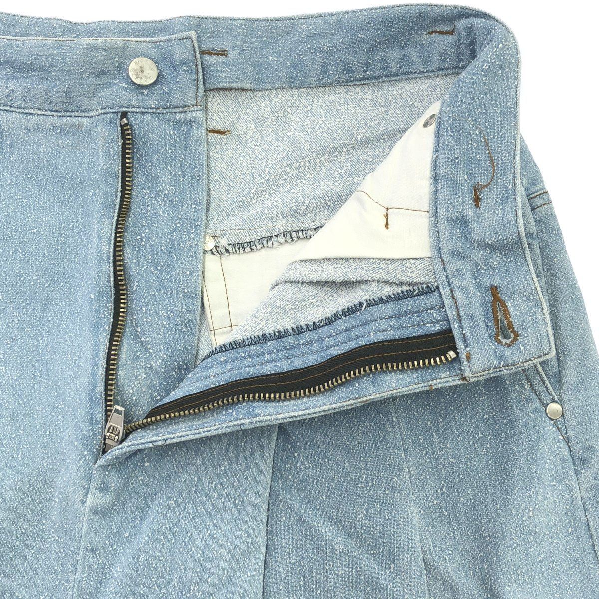 SHINYA KOZUKA シンヤコズカ 23AW Hi BAGGY ネップ加工ハイバギー 