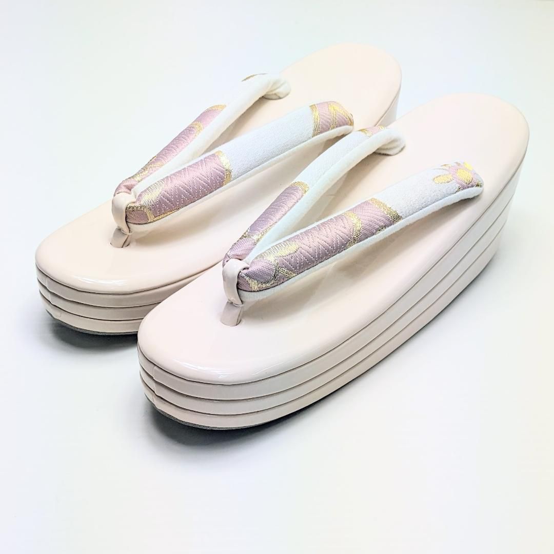 和装 草履 バッグ セット 帯地 ベージュ ピンク フリーサイズ u94-2 WWW_WOWDIGSITE_COM