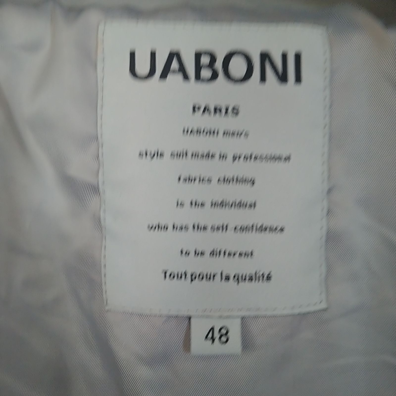 ◆UABONI*Paris*半袖Tシャツ*ユアボニ*パリ発◆ XL/50サイズ