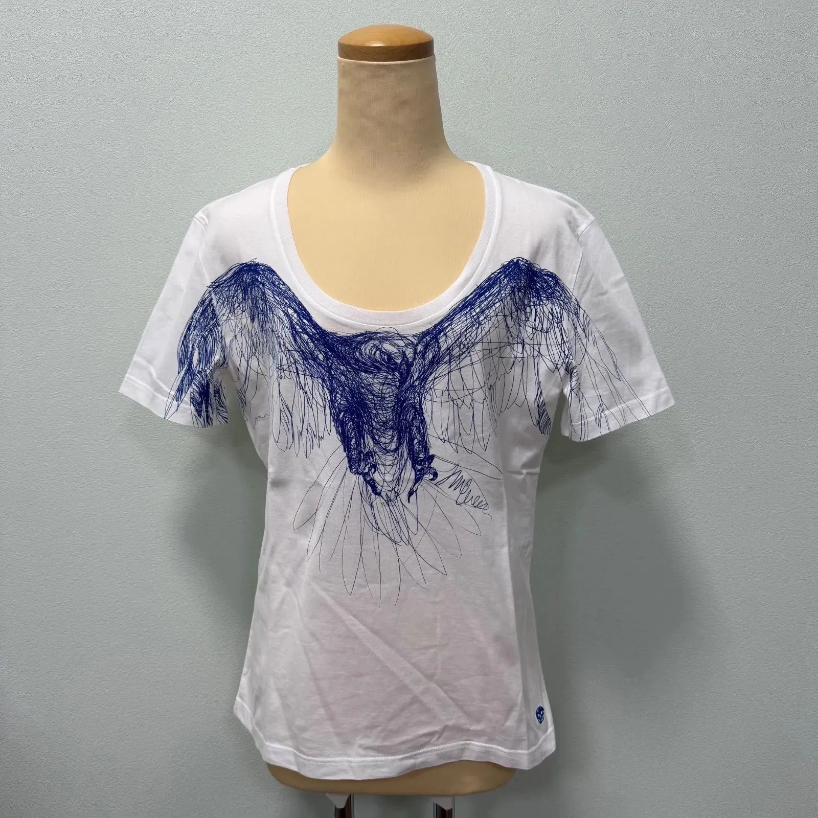 美品　ALEXANDER McQUEEN　刺繍Tシャツ 230102-045.jpg