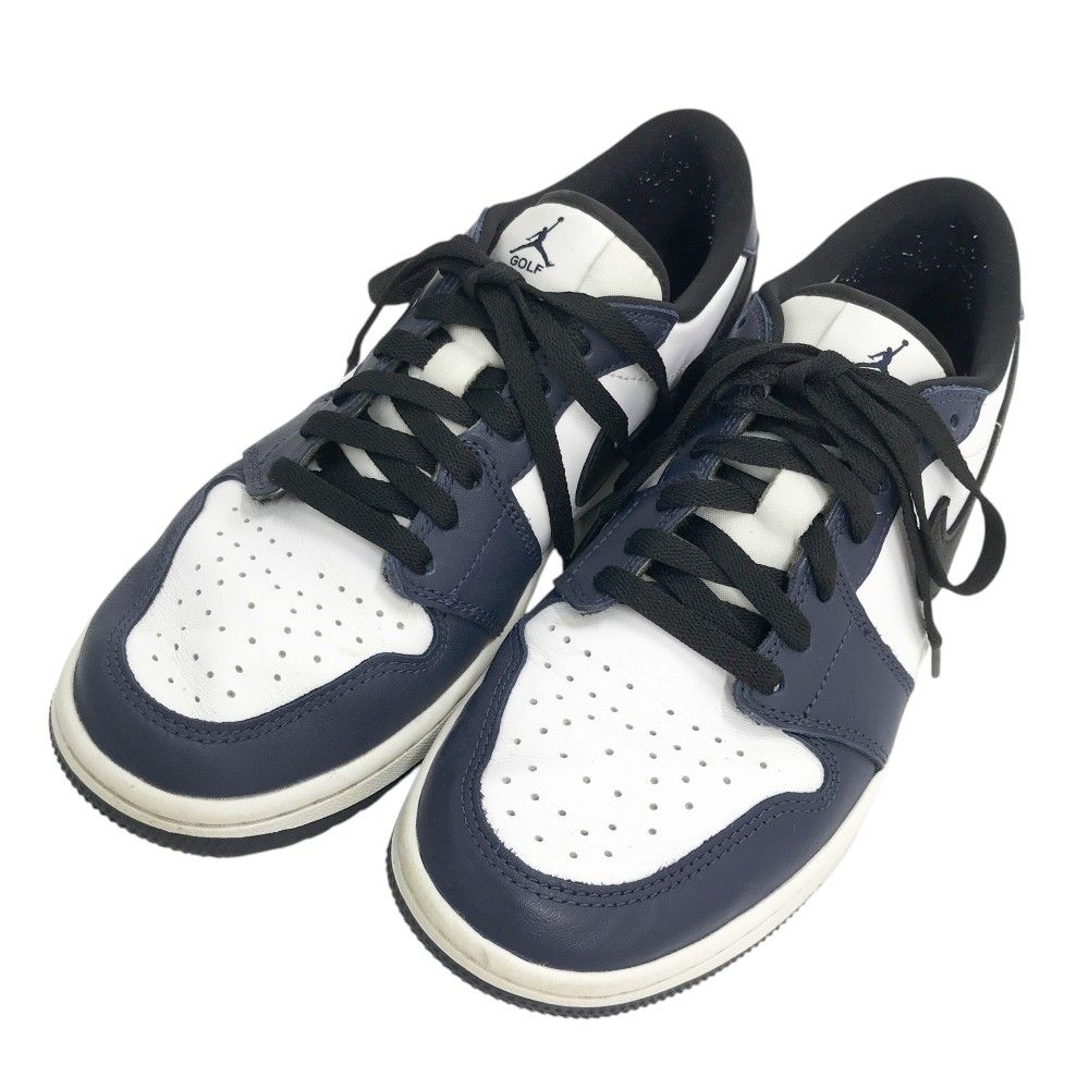 NIKE GOLF ナイキゴルフ DD9315-104 AIR JORDAN 1 LOW ゴルフシューズ ネイビー系 26.5 240101528174 ゴルフウェア メンズ ストスト