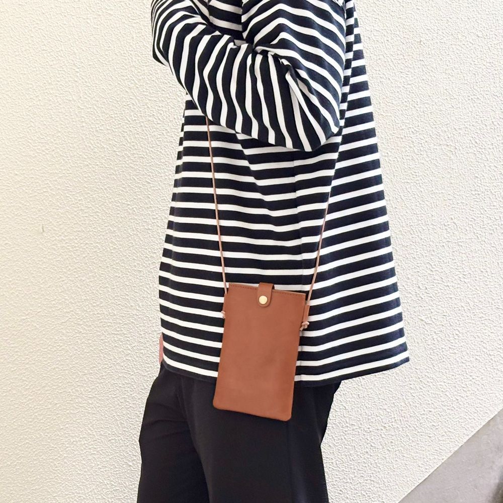 レザーネックポーチ 姫路産牛革 FS0489N