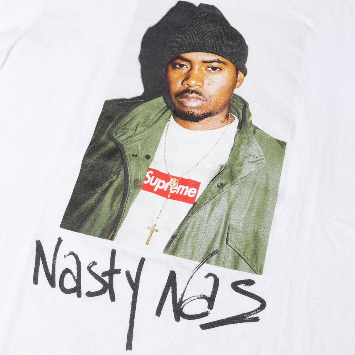 Supreme シュプリーム 17AW ナズ フォト Tシャツ Nas Tee ホワイト S