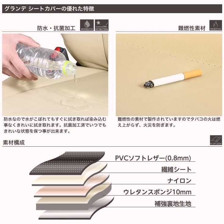 車検対応 オーダー シートカバー ダイハツ DAIHATSU ウェイク WAKE LA700S LA710S グランデ フルオーダーカバー BRIGHTFACE_UK