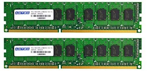 アドテック サーバー用 DDR3 1333/PC3-10600 Unbuffered DIMM 4GB×2枚