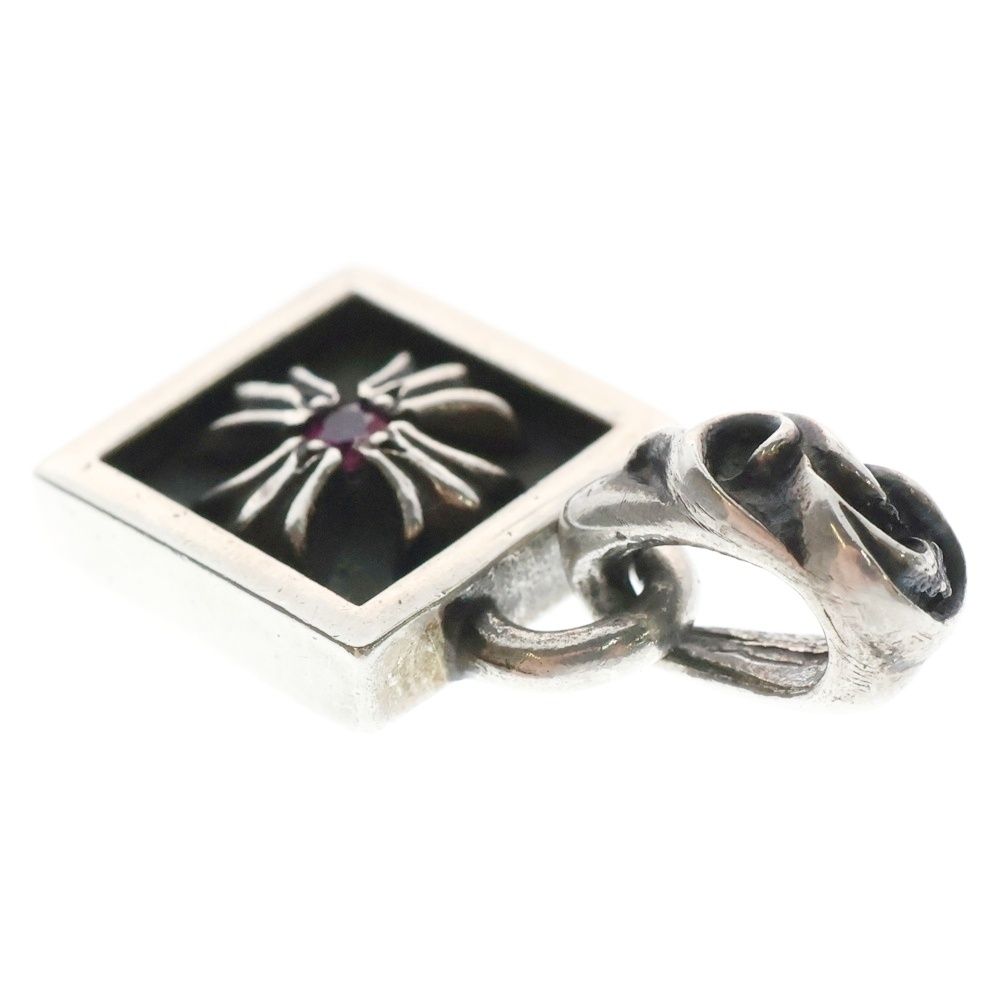 CHROME HEARTS (クロムハーツ) FRAMED CH PLUS 1PINK SAPPHIRE