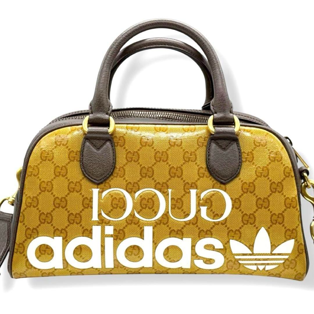 グッチ アディダス コラボ 2way ミニボストンバッグ 3881
