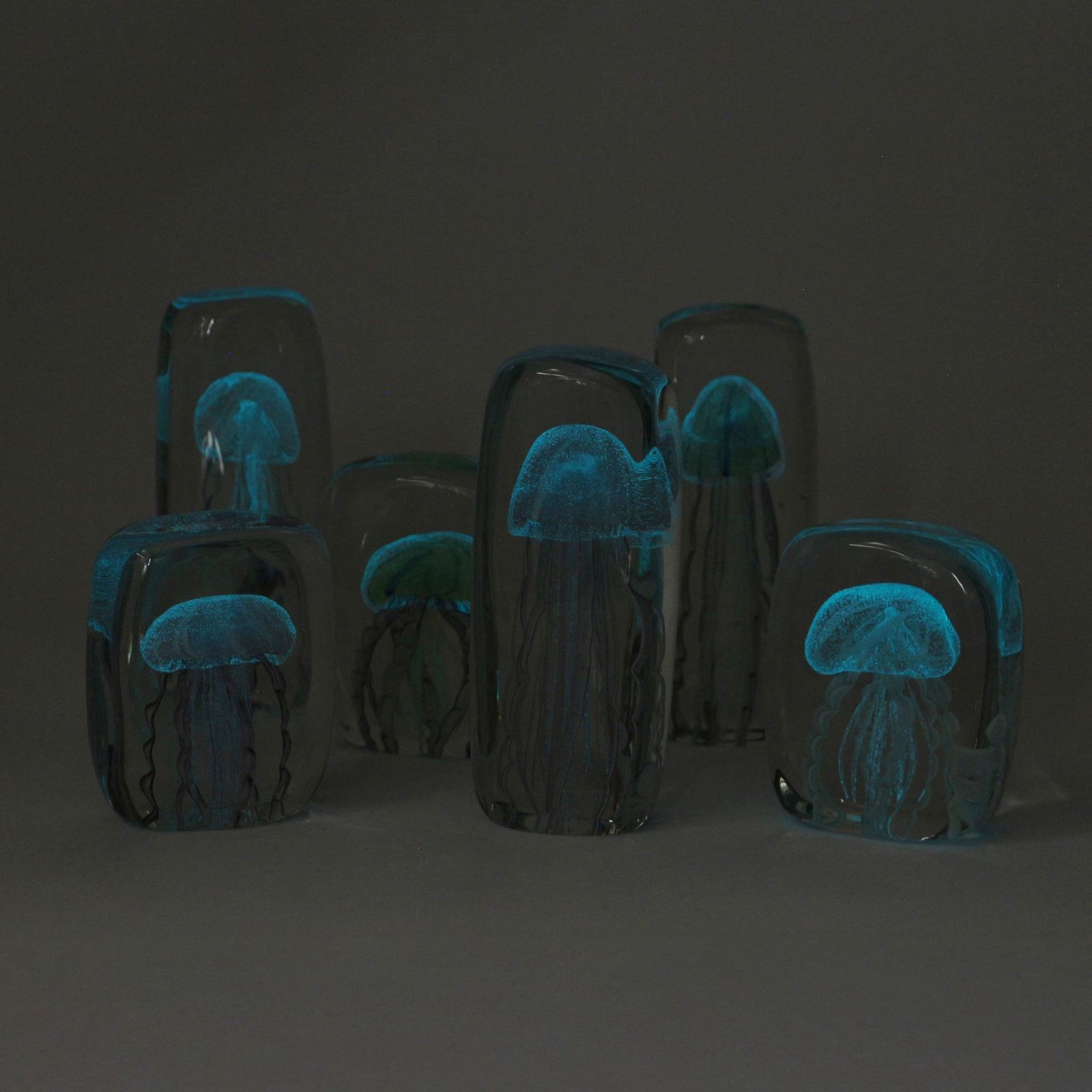 くらげページです♡ Jellyfish Twisted Leg Tall ピンク クラゲ ガラス ペーパー