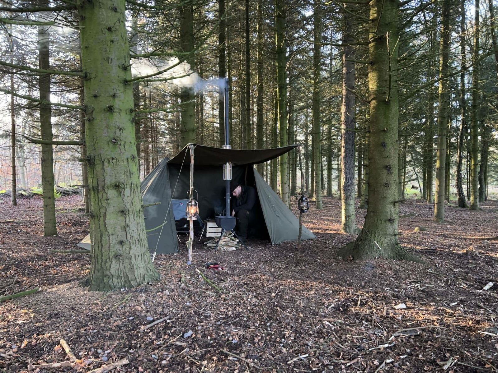 ブッシュクラフトスペイン】Lavvu ポーランド軍テント拡張幕 軍幕