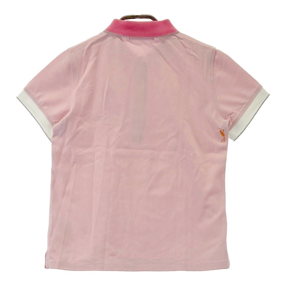 サイズ：M MARK&LONA マークアンドロナ 半袖ポロシャツ ピンク系