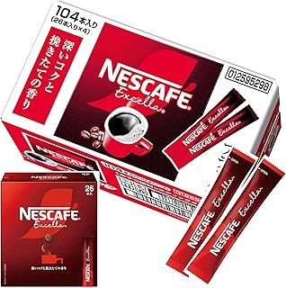 ネスカフェ エクセラ スティック ブラック104本 2g|本 26本×4箱 レギュラー ソリュブル コーヒー 個包装