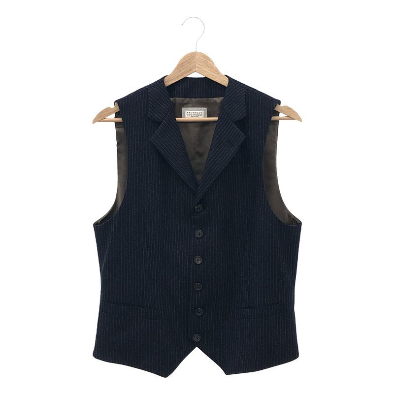 【ブルネロクチネリ】ベスト　ジレ デニム　インディゴ m78649439658_4.jpg?1747205760