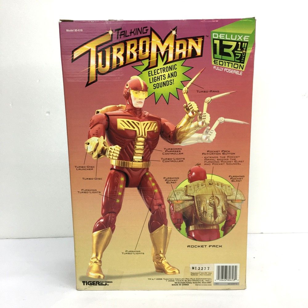 ☆未開封品 タイガーエレクトロニクス 80-618 TURBO MAN ターボマン