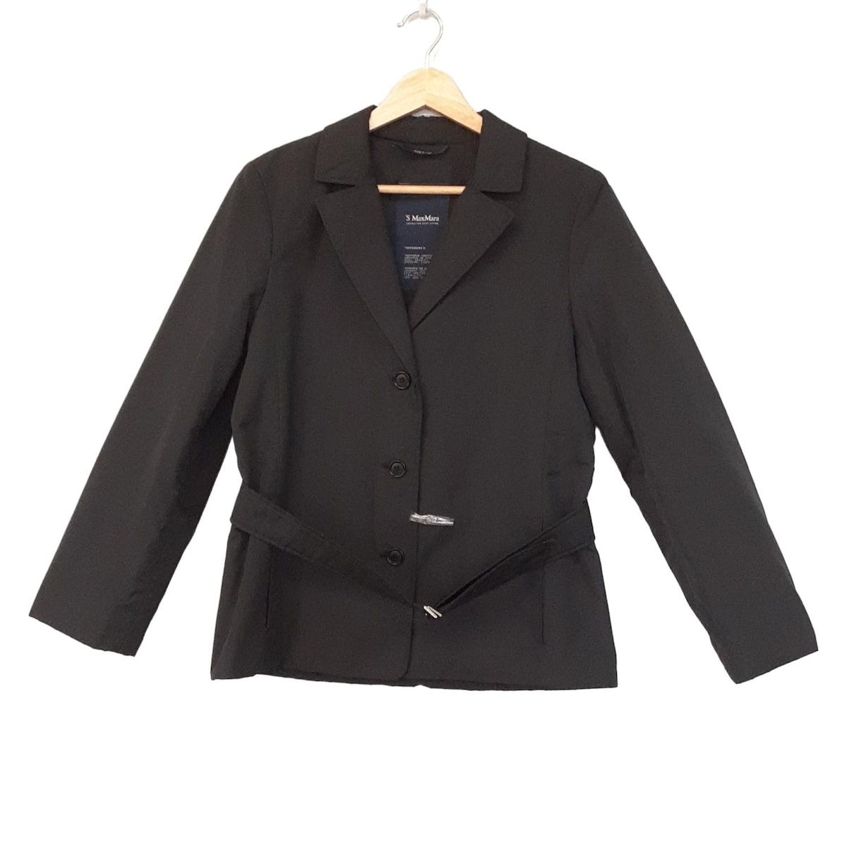 S Max Mara(マックスマーラ) ジャケット サイズJ:40 レディース - 黒  