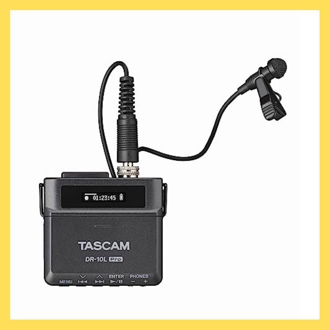 特価品】 TASCAM(タスカム) DR-10L Pro 32bitフロート ピンマイクレコーダー 黒 Youtube 音声収録 インターネット配信  ポッドキャスト 動画撮影 Vlog 収録用 - メルカリ