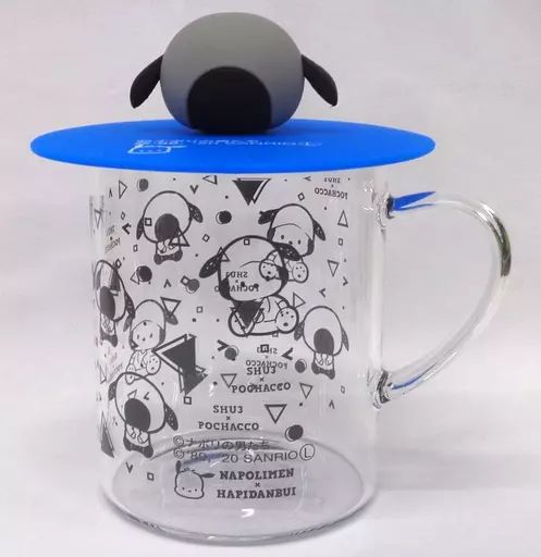 中古】マグカップ・湯のみ shu3×ポチャッコ グラスマグセット 「ナポリ 