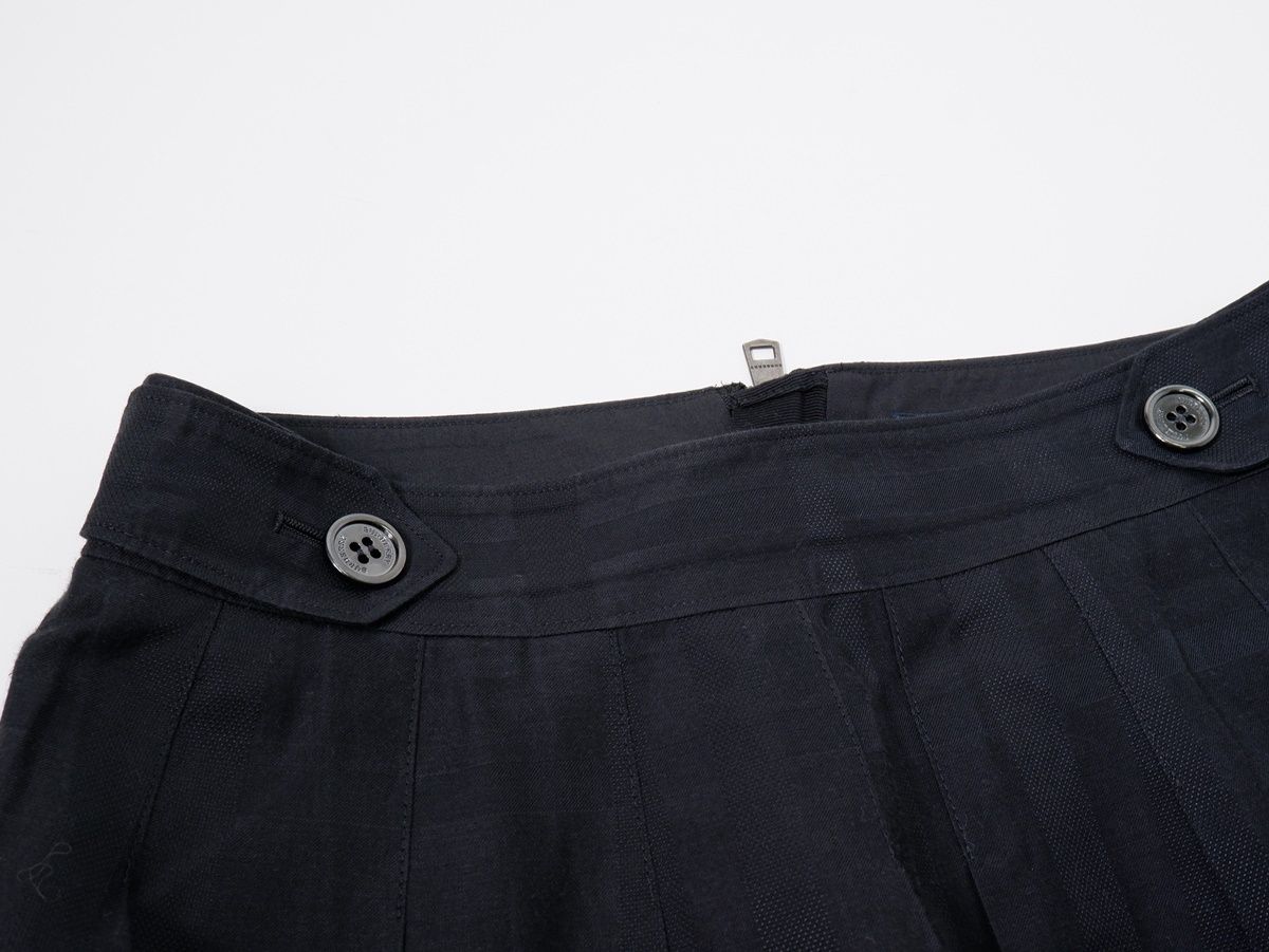 BURBERRY LONDON/バーバリー ロンドン シャドーチェック柄 タック